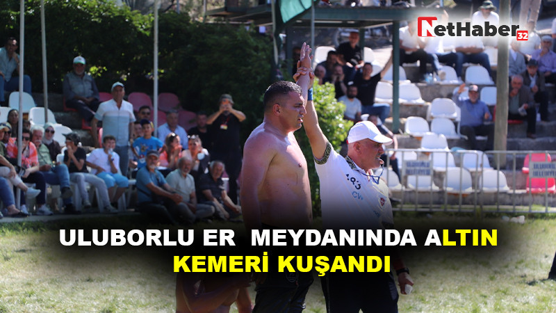 ONUR SUSUZ, ULUBORLU ER MEYDANINDA ALTIN KEMERİ KUŞANDI