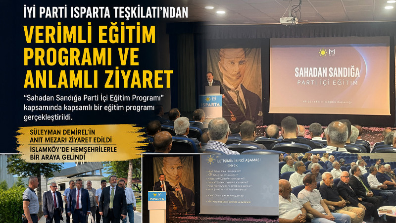 İYİ Parti Isparta Teşkilatı'nda