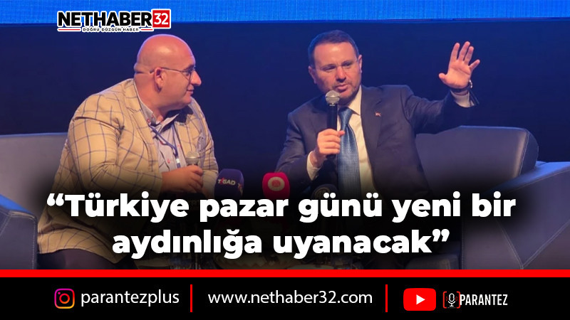Bakan Gürlek: “Türkiye pazar günü yeni bir aydınlığa uyanacak”