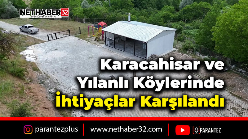 Karacahisar ve Yılanlı Köylerinde İhtiyaçlar Karşılandı