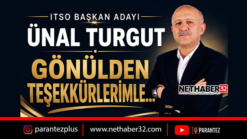 Ünal Turgut’tan Teşekkür Mesajı