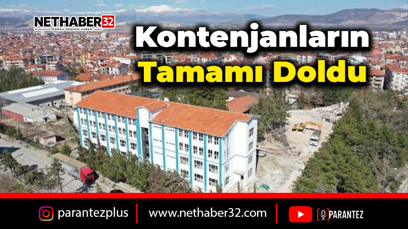 Kontenjanların Tamamı Doldu