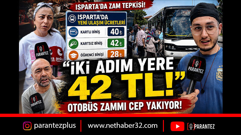  “İki Adım Yere 42 TL!” Otobüs Zammına Tepki