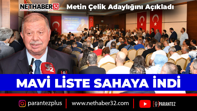 METİN ÇELİK 12 DEV PROJEYLE  YENİDEN ADAY OLDU