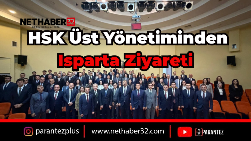 HSK Üst Yönetiminden Isparta Adliyesi’ne Ziyaret: Genel Sekreter Uğuz Hakim ve Savcılarla Buluştu