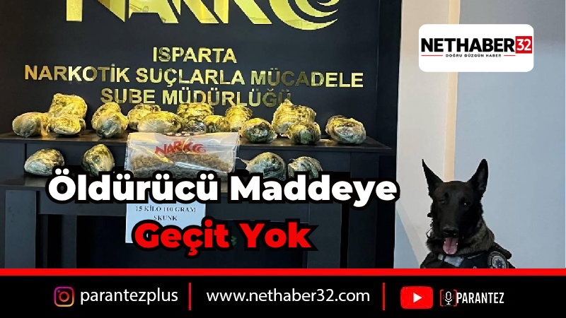 Isparta'da Narkotik Operasyonları: 3 Tutuklama, 22 Şüpheliye İşlem