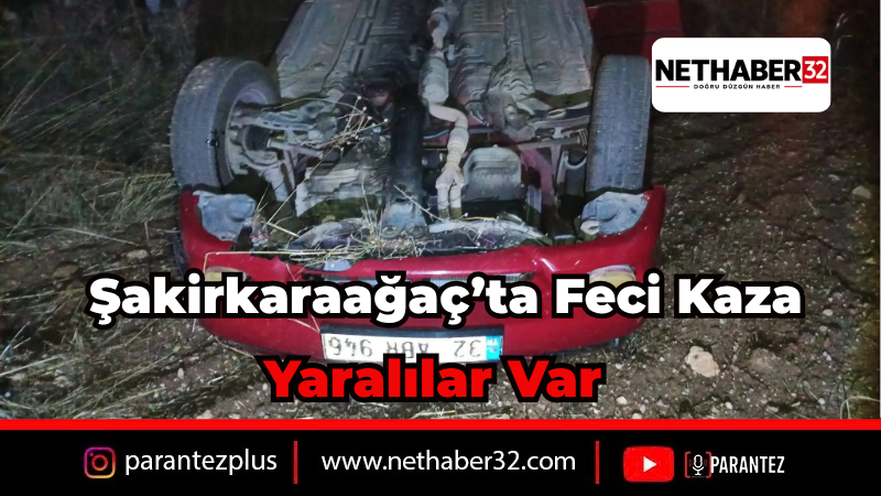 Şarkikaraağaç'ta İki Otomobil Çarpıştı: 5 Yaralı