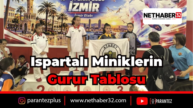 Ispartalı Karatecilerden İzmir'de Madalya Yağmuru: 5 Birincilik!