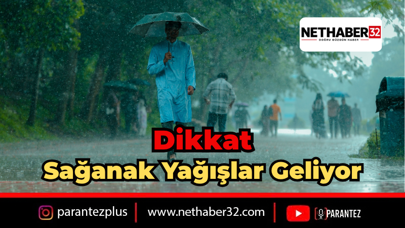Isparta'da Sağanak ve Gök Gürültülü Yağış Alarmı