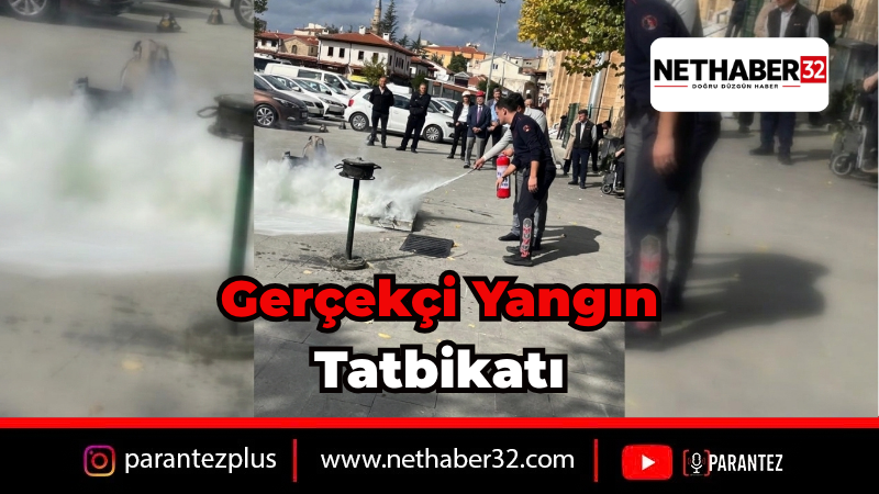 Isparta Valiliği'nde Yangın Tatbikatı: Personele Uygulamalı Eğitim