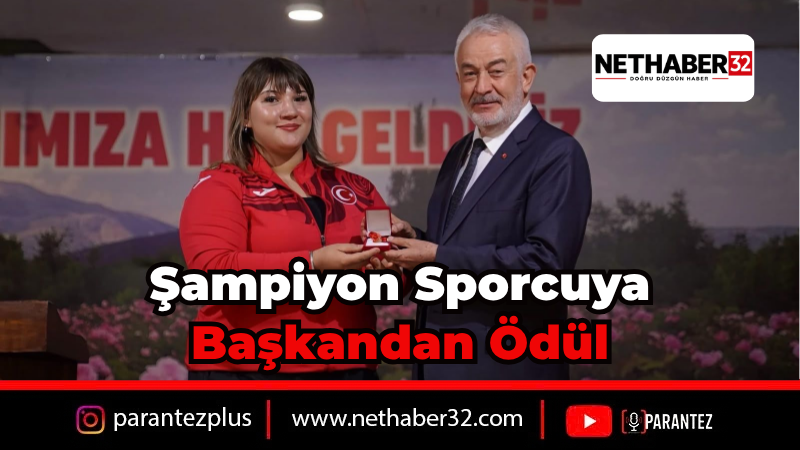 Isparta'nın Gururu Fatmagül Çevik'e Altın Ödül!