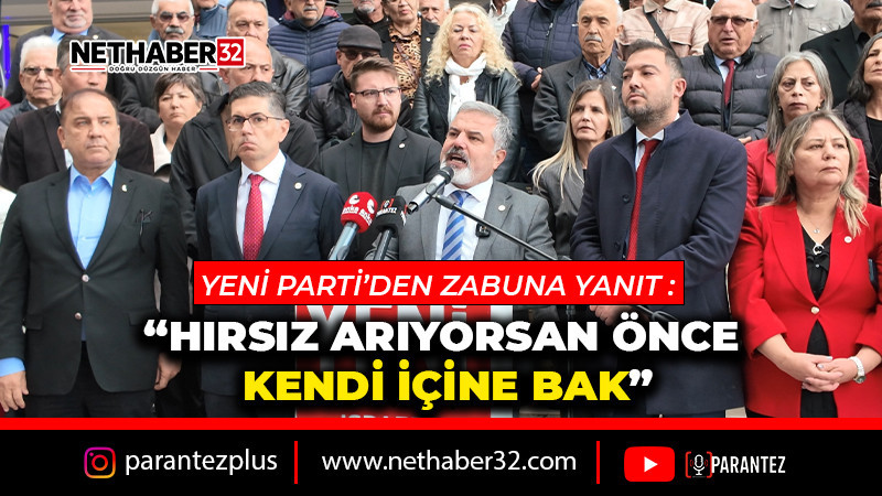 “HIRSIZ ARIYORSAN ÖNCE KENDİ İÇİNE BAK”